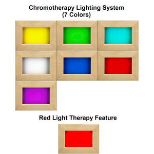 Maxxus 3-Person Low EMF FAR Infrared Sauna with Chromotherapy Lighting